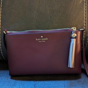 Kate Spade Ivy Street Amy crossbody bag in Cherrywood
